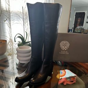 Vince Camuto Black tall riding boots